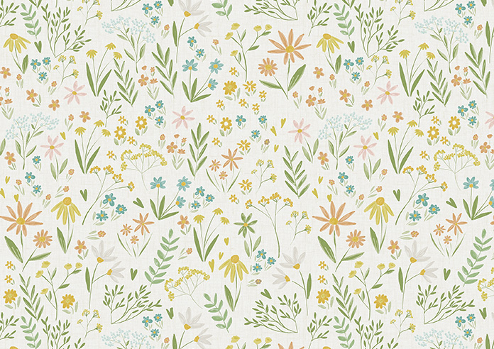 Scandi Meadow, Orangery - Twist&Fit Roller Blind - Image 6
